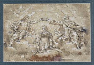 Couronnement de la Vierge - Charles Parrocel