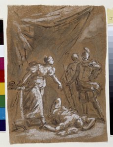 Judith et Holopherne (dessin) - Charles Parrocel
