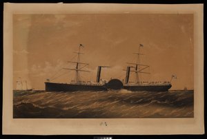 Atlantic Royal Mail Steam Navgn. Co. Steamer Adriatic - Charles Parsons
