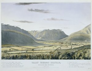 Vallée vers Saltillo, depuis la base de "Palace Hill," à Monterrey. [Regardant vers le sud-ouest.]... [No. 3.] [avec l