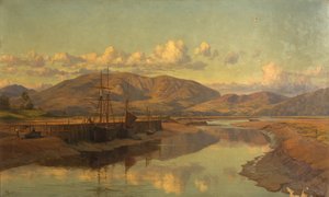 Ancien quai de Wigtown et Cairnsmuir, c.1890 - Charles Parsons Knight