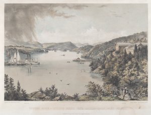 Portefeuille de la rivière Hudson : Vue vers le sud depuis Battery Knox, West Point