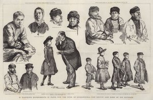 Les expériences de M. Pasteur à Paris pour la guérison de la rage, le docteur et certains de ses patients - Charles Paul Renouard