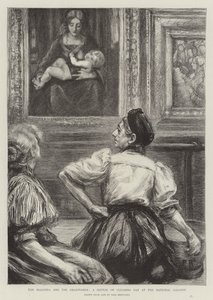 La Madone et les femmes de ménage, une esquisse du jour de nettoyage à la National Gallery