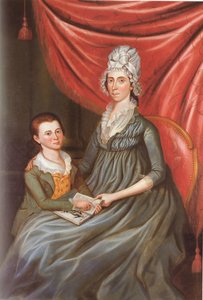 Eleanor Conway Hite et son fils, James Madison Hite - Charles Peale Polk