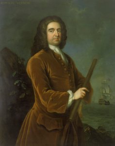 Amiral Edward Vernon (1684-1757), milieu des années 1730 - Charles Philips