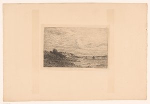 Vue de la Seine à Honfleur