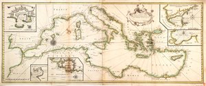 Carte de la Méditerranée