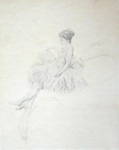 Fée sur un lys