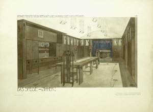 Salle à manger, c.1901 - Charles Rennie (after) Mackintosh