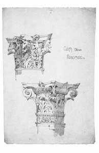 Chapiteaux de Bologne, 1891 - Charles Rennie Mackintosh