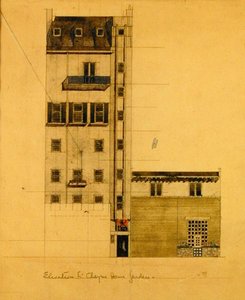 Élévation du studio proposé à Glebe Place et Upper Cheyne Walk