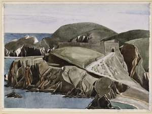 La route à travers les rochers, vers 1926-27