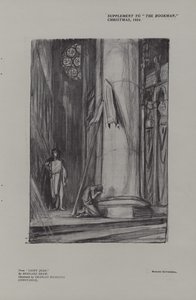 Scène dans la cathédrale de Reims de Sainte Jeanne - Charles Ricketts