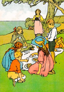 Un dîner de Noël en Nouvelle-Zélande, 1912 - Charles Robinson