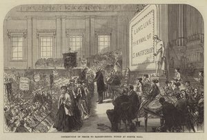 Distribution des prix aux élèves de l