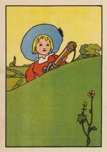 Illustration pour Babes and Birds (lithographie en couleur) - Charles Robinson