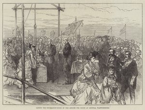 Pose de la première pierre de l