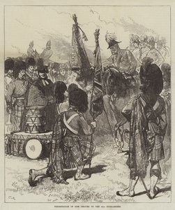 Présentation de nouvelles couleurs aux 42e Highlanders