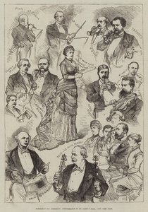 Symphonie des jouets de Romberg, performance à St James