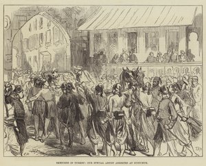 Croquis en Turquie, notre artiste spécial arrêté à Rustchuck - Sir John Charles Robinson