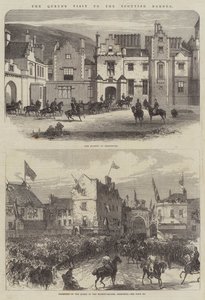 La visite de la reine à la frontière écossaise
