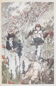 Les enfants dans le jardin secret : Mary Lennox, Colin Craven et Dickon Sowerby