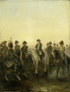 Napoléon avec son état-major