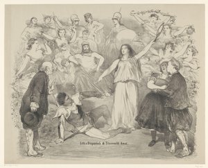 Scène de la pièce Vérité et Mensonge