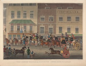 Courriers du West Country au Gloucester Coffee House, Piccadilly