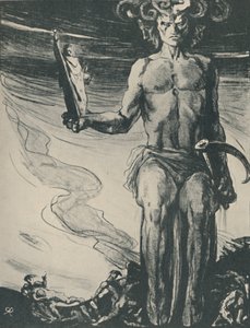 Affiche pour Les Dynastes de Thomas Hardy - Charles S Ricketts