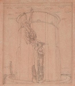 Le Labyrinthe où le Taureau Biforme était Enclos, fin du XIXe siècle - Charles S Ricketts