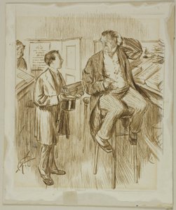 Pour la troisième fois de la demande - Charles Samuel Keene