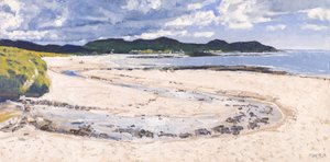 Beach Stream, Sanna, 2017 (huile sur toile)