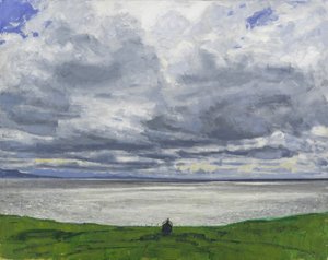 Côte nord-ouest, 2017 (huile sur toile) - Charles Simpson