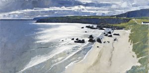 Baie de Sango, 2011 (huile sur toile) - Charles Simpson