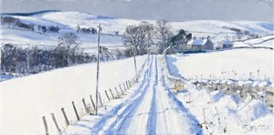 Neige, Newhall, 2010 (huile sur toile) - Charles Simpson