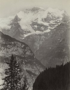 Jungfrau, vue de Mürren, Suisse, vers 1860s