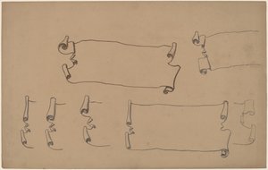 Croquis pour un rouleau - Charles Sprague Pearce