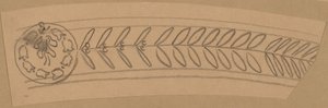 Étude pour un dessin de bordure - Charles Sprague Pearce