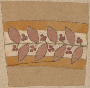 Étude pour un dessin de bordure