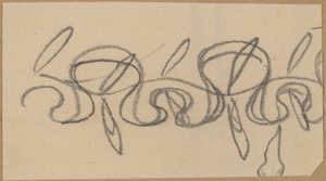 Étude pour un motif de bordure