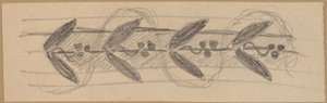 Étude pour un dessin de bordure - Charles Sprague Pearce