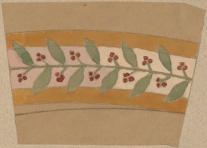 Étude pour un dessin de bordure