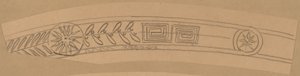 Étude pour un dessin de bordure - Charles Sprague Pearce