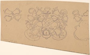 Étude pour un dessin de bordure [verso]