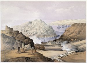 Ville de Sébastopol dans « Sébastopol » par Ch. Hardinge. Litho par Vincent Brooks, d. Londres 1855 Henry Graves.