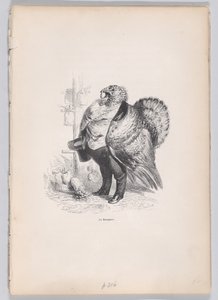 Un Banquier de Scènes de la Vie Privée et Publique des Animaux, vers 1837-47