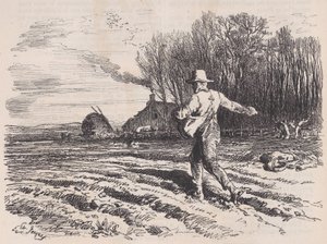 Semer des graines, du Magasin Pittoresque, mai 1857