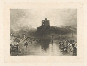 Château de Norham, sur la rivière Tweed - Charles Turner